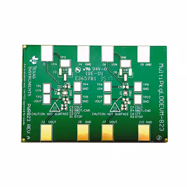 MULTIPKGLDOEVM-823 Texas Instruments  Cartes d'évaluation - Régulateurs de tension linéaires